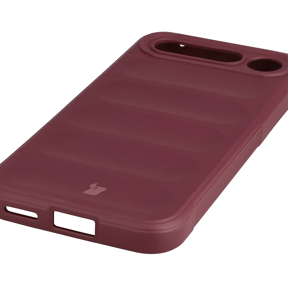 Robuste Handyhülle für Realme 16 5G, Bizon Case Tur, Burgunderrot
