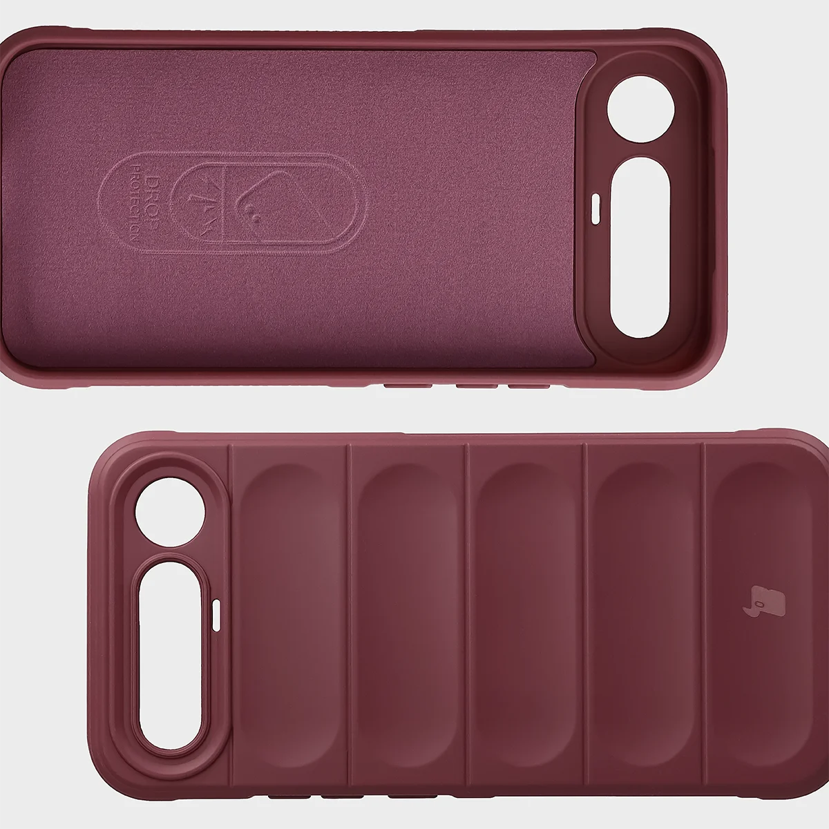 Robuste Handyhülle für Realme 16 5G, Bizon Case Tur, Burgunderrot
