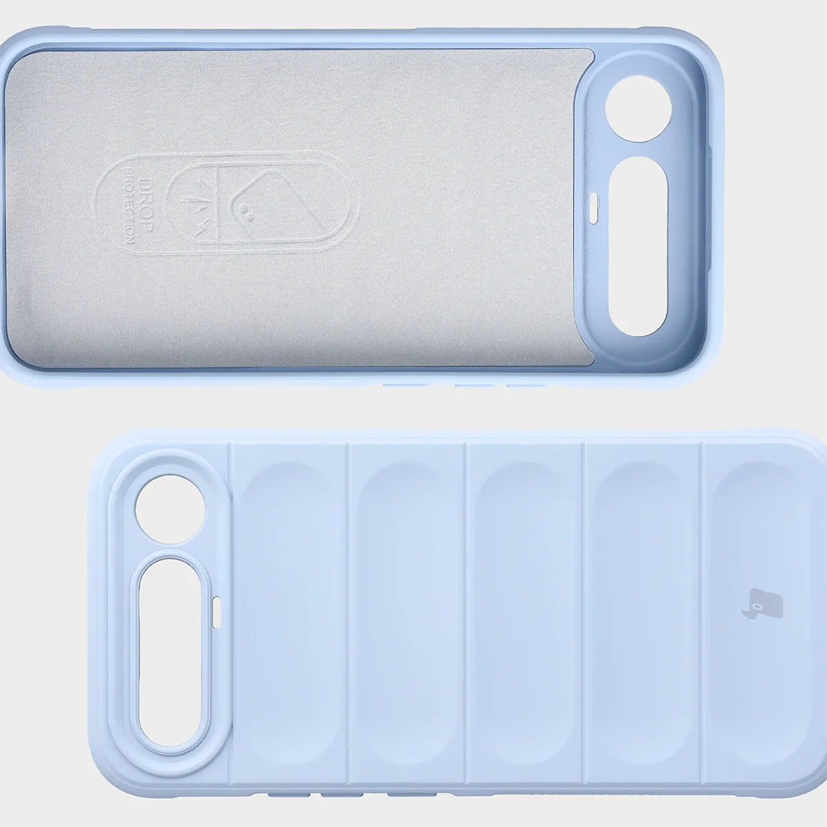 Robuste Handyhülle für Realme 16 5G, Bizon Case Tur, Hellblau