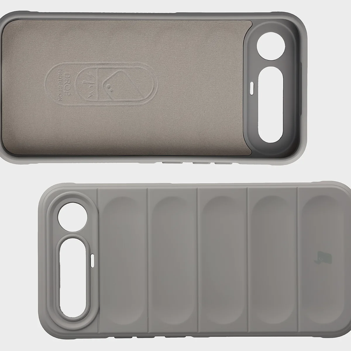 Robuste Handyhülle für Realme 16 5G, Bizon Case Tur, Hellgrau
