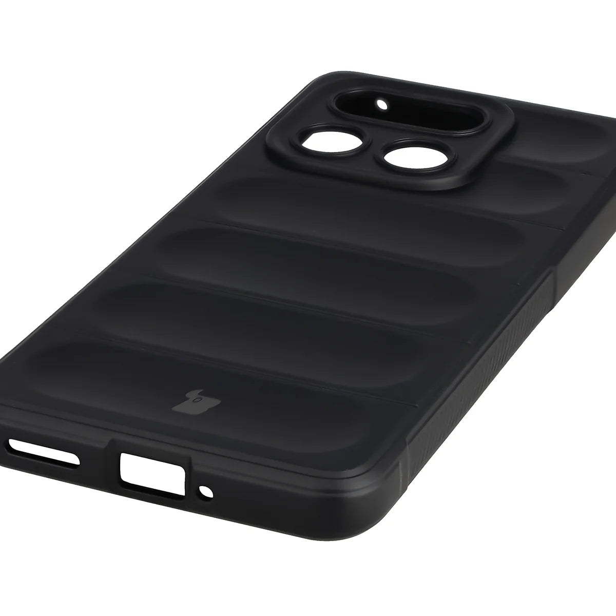 Robuste Handyhülle für Realme 16 Pro Plus 5G, Bizon Case Tur, Schwarz