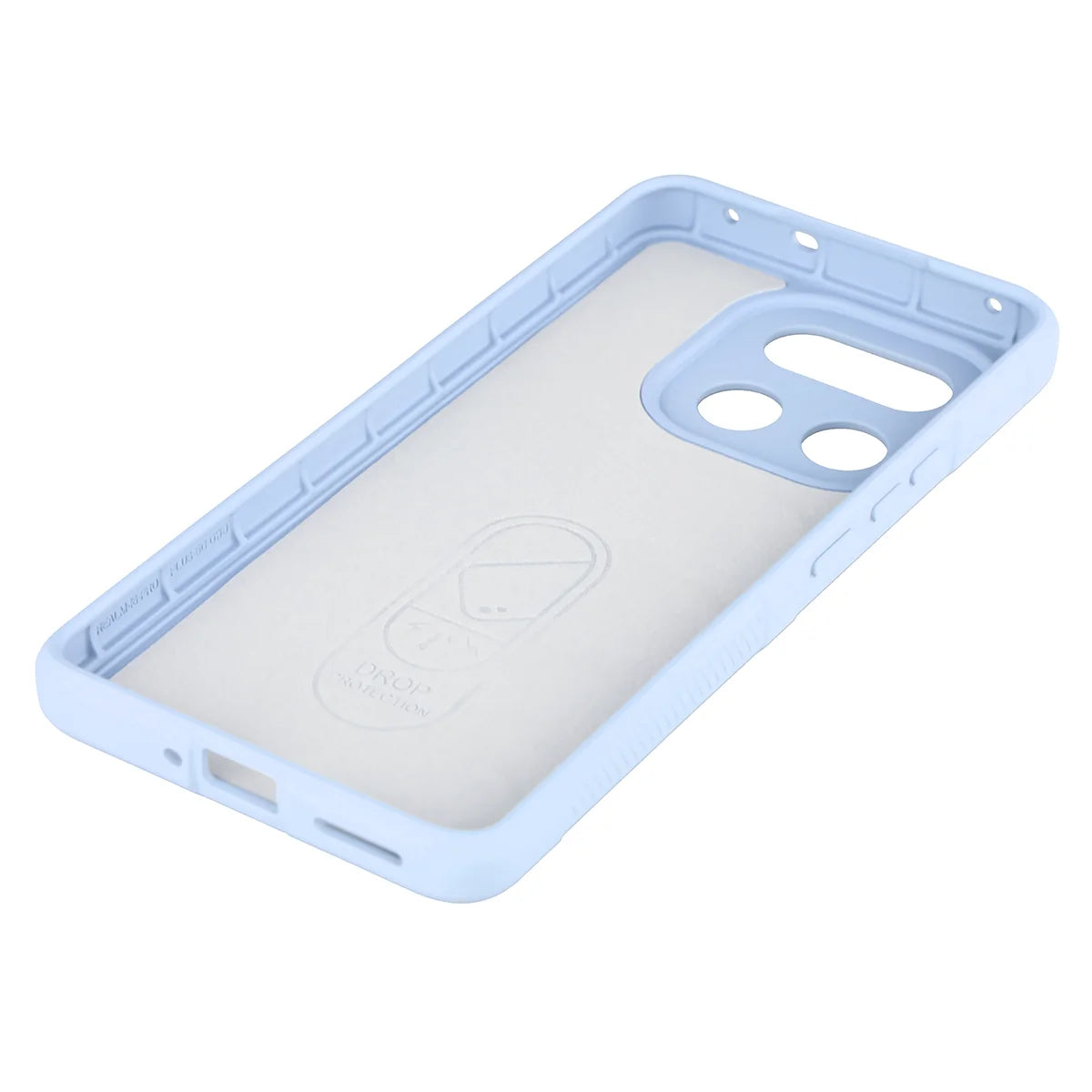 Robuste Handyhülle für Realme 16 Pro Plus 5G, Bizon Case Tur, Hellblau