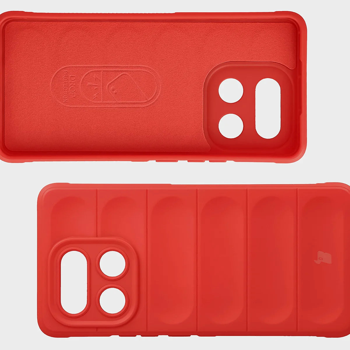 Robuste Handyhülle für Realme 16 Pro Plus 5G, Bizon Case Tur, Rot