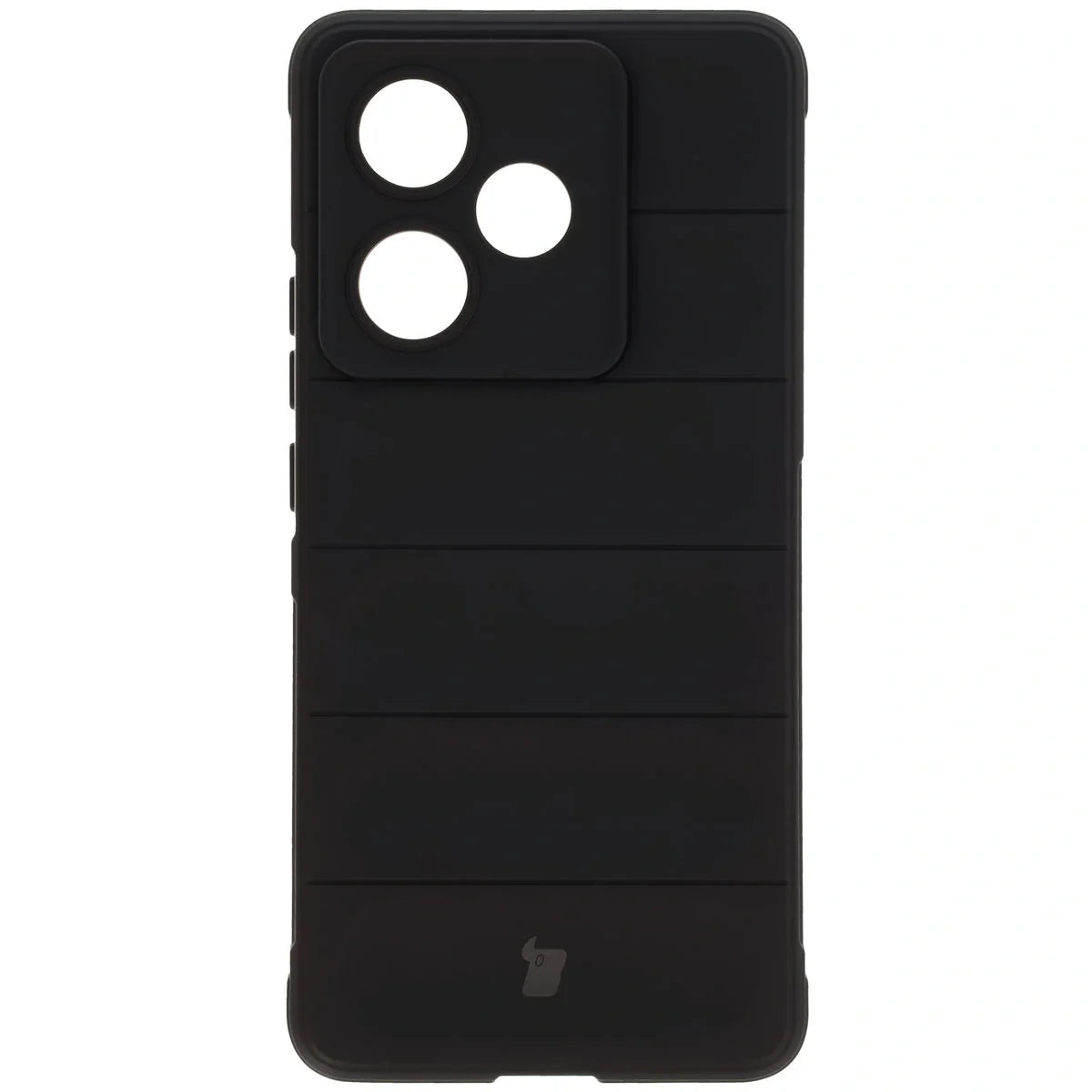 Robuste Handyhülle für Realme GT 7 / 7T, Bizon Case Tur, Schwarz