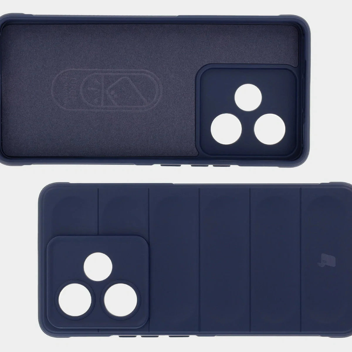 Robuste Handyhülle für Realme GT 7 / 7T, Bizon Case Tur, Dunkelblau