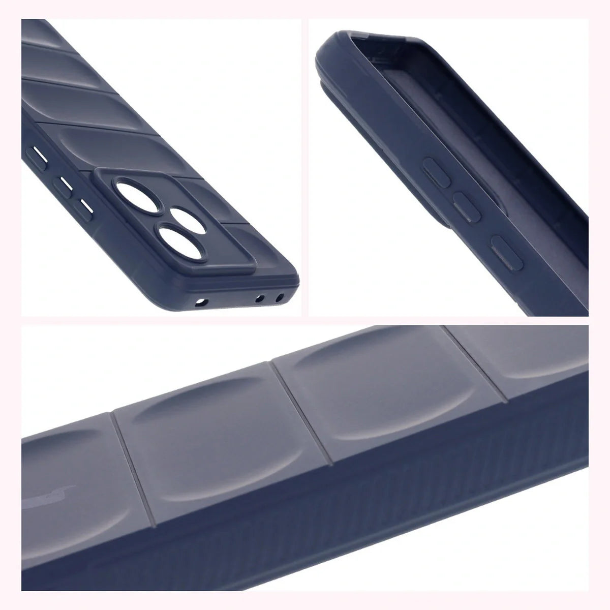 Robuste Handyhülle für Realme GT 7 / 7T, Bizon Case Tur, Dunkelblau