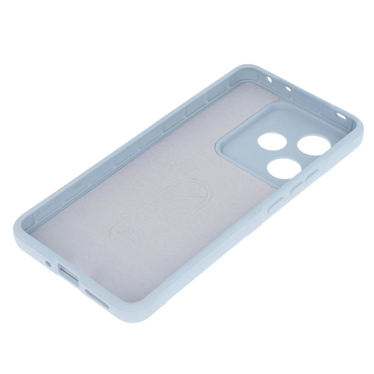 Robuste Handyhülle für Realme GT 7 / 7T, Bizon Case Tur, Hellblau