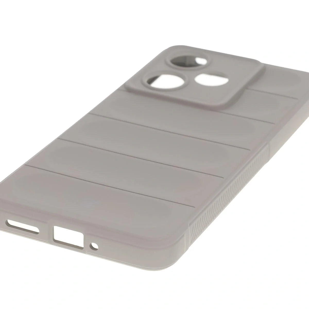 Robuste Handyhülle für Realme GT 7 / 7T, Bizon Case Tur, Hellgrau
