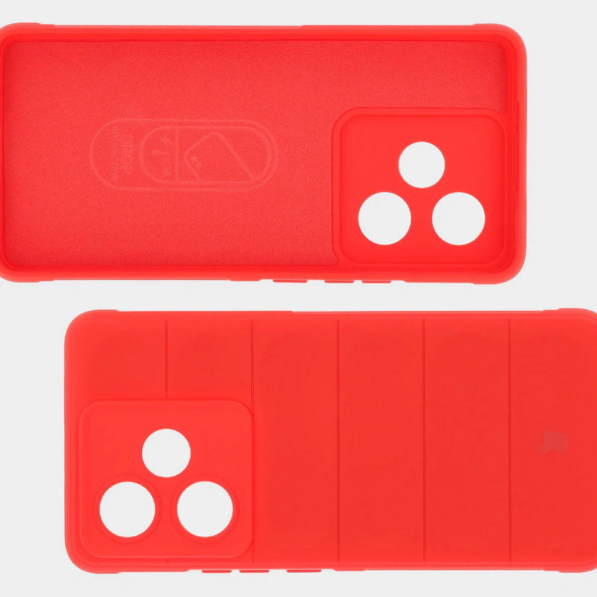 Robuste Handyhülle für Realme GT 7 / 7T, Bizon Case Tur, Rot
