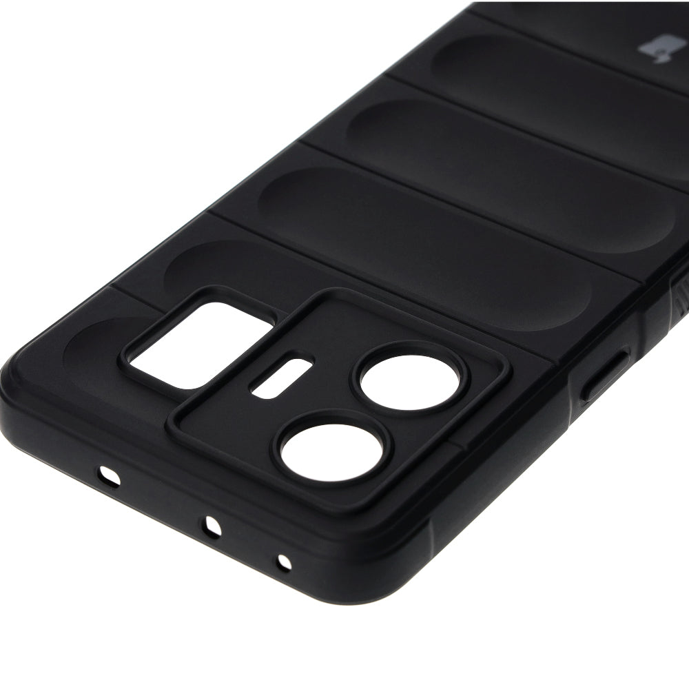 Robuste Handyhülle für Realme GT3, Bizon Case Tur, Schwarz