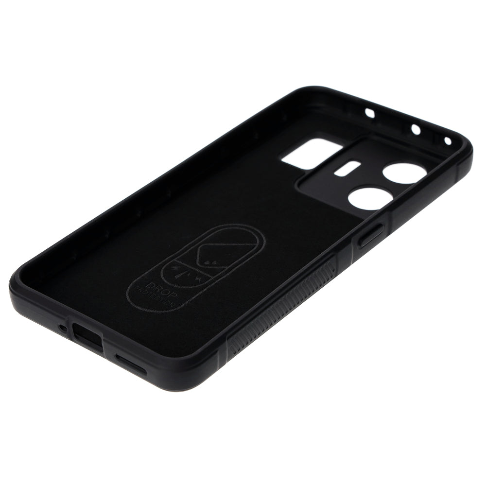 Robuste Handyhülle für Realme GT3, Bizon Case Tur, Schwarz