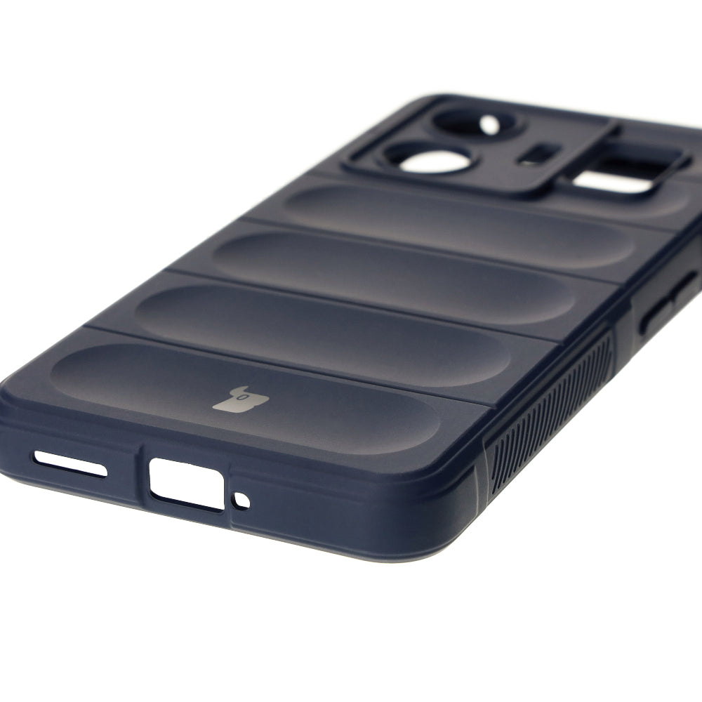 Robuste Handyhülle für Realme GT3, Bizon Case Tur, Dunkelblau