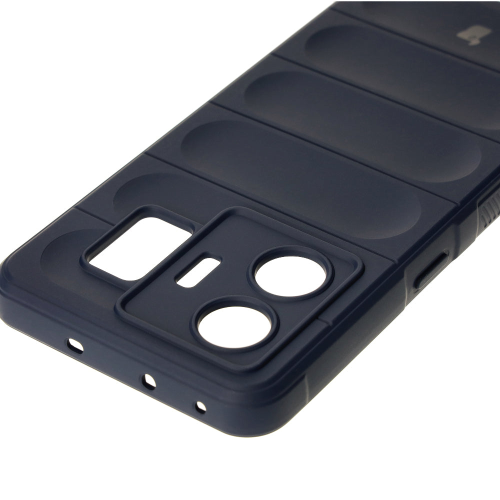 Robuste Handyhülle für Realme GT3, Bizon Case Tur, Dunkelblau