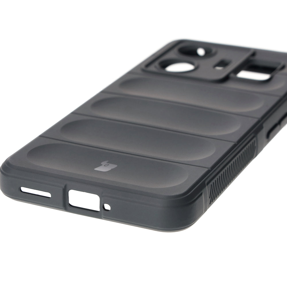 Robuste Handyhülle für Realme GT3, Bizon Case Tur, Grau