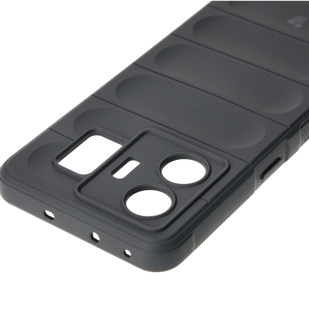 Robuste Handyhülle für Realme GT3, Bizon Case Tur, Grau