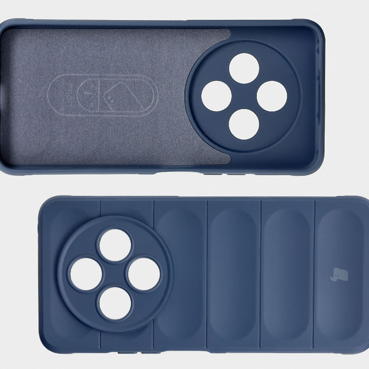 Robuste Handyhülle für Xiaomi Redmi 14C 4G / POCO C75, Bizon Case Tur, Dunkelblau