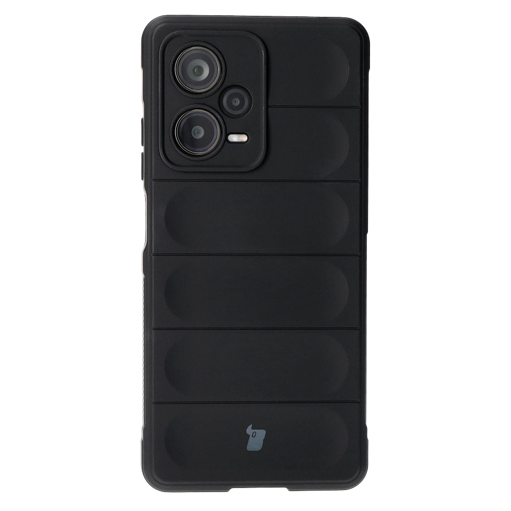 Robuste Handyhülle für Xiaomi Redmi Note 12 Pro+ 5G, Bizon Case Tur, Schwarz