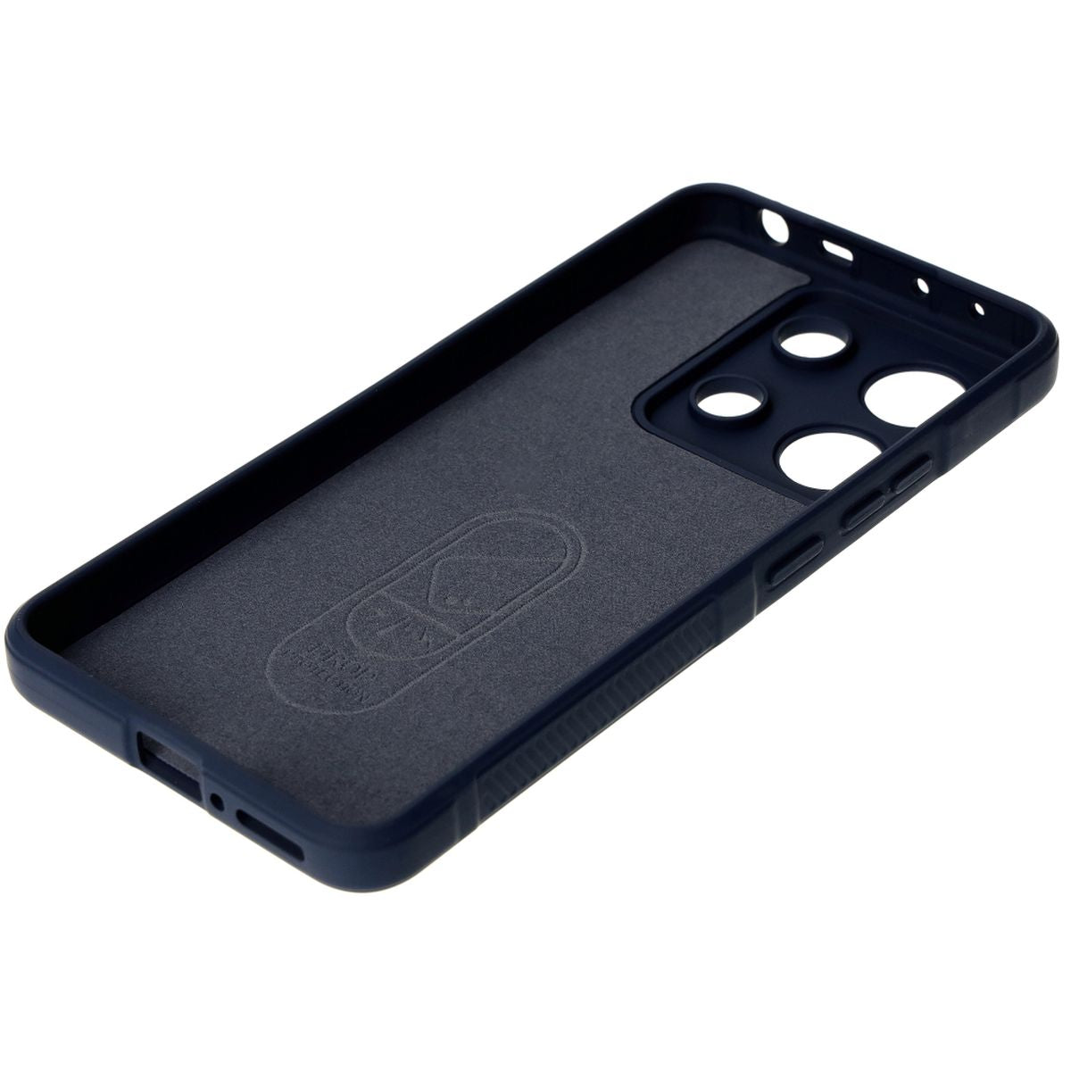 Robuste Handyhülle für Xiaomi Redmi Note 13 4G, Bizon Case Tur, Dunkelblau
