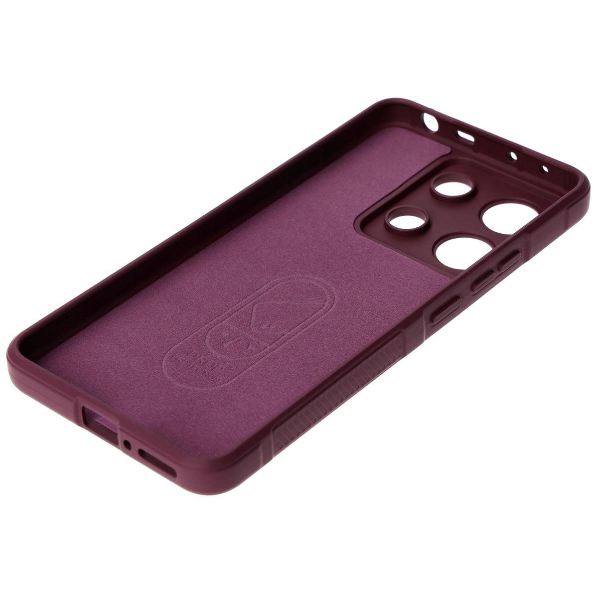 Robuste Handyhülle für Xiaomi Redmi Note 13 4G, Bizon Case Tur, Dunkelviolett