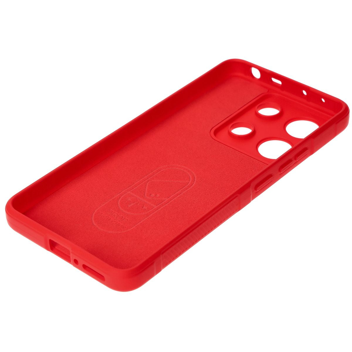 Robuste Handyhülle für Xiaomi Redmi Note 13 4G, Bizon Case Tur, Rot
