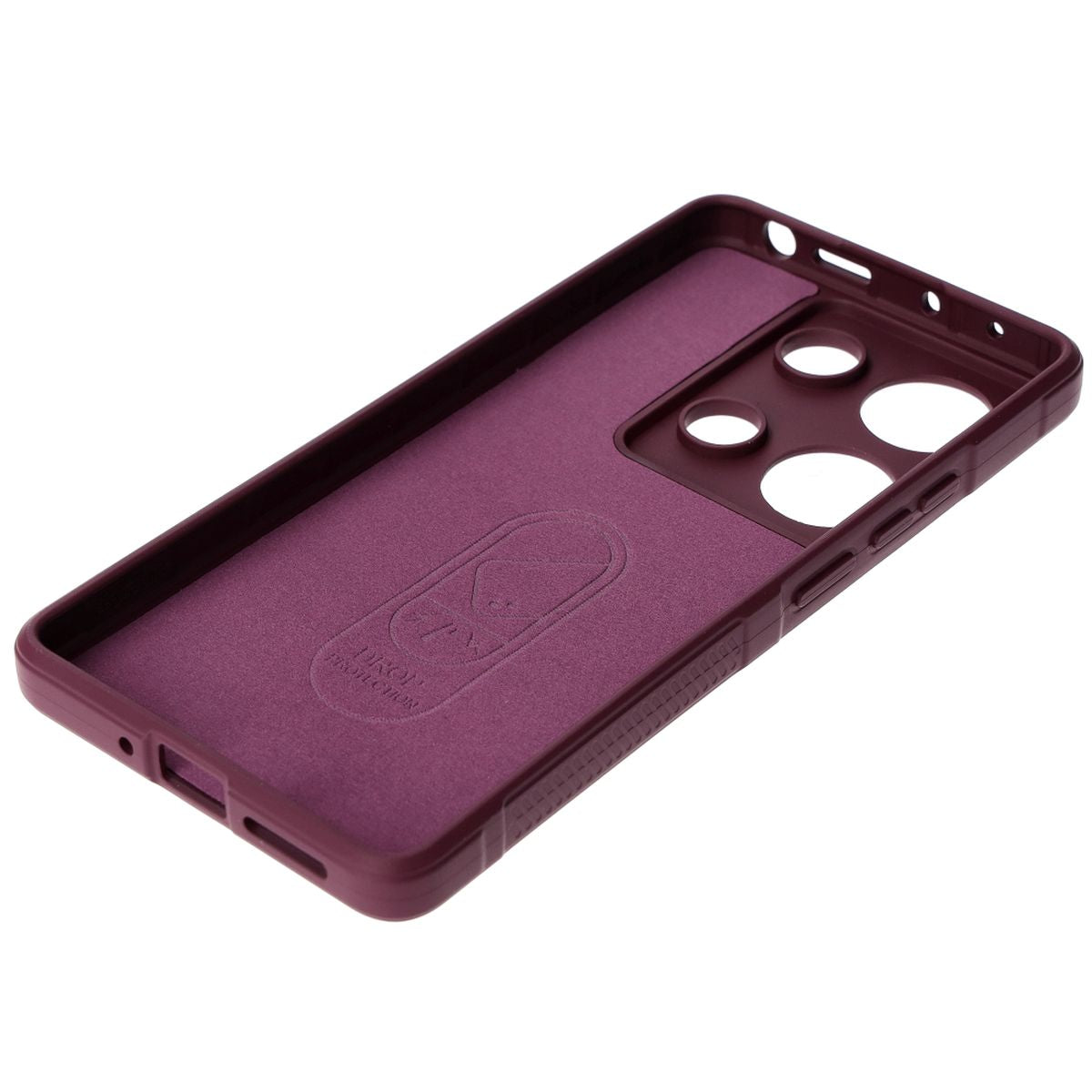 Schutzhülle für Xiaomi Redmi Note 13 Pro 4G/ Poco M6 Pro 4G, Bizon Case Tur, Dunkelviolett