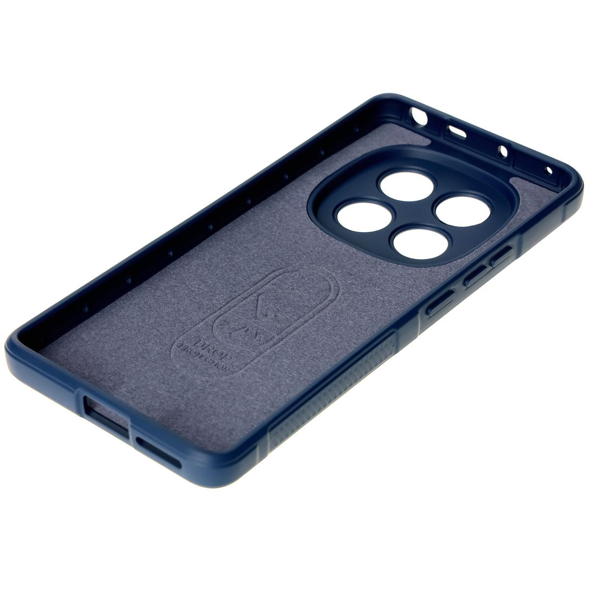 Robuste Handyhülle für Xiaomi Redmi Note 14 Pro 4G, Bizon Case Tur, Dunkelblau
