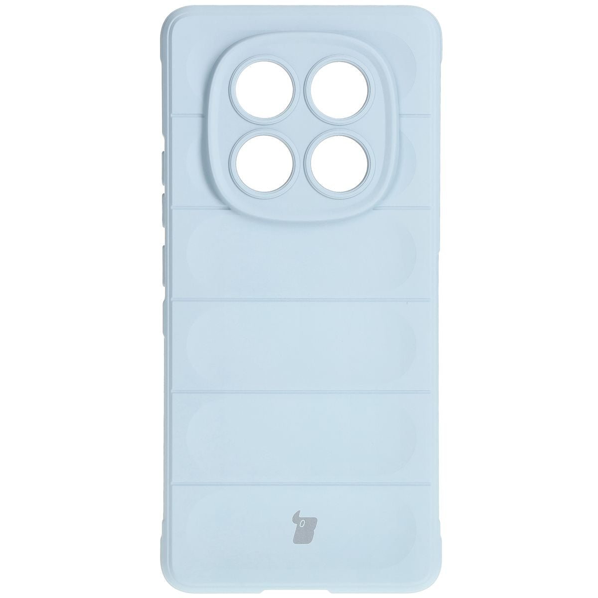 Robuste Handyhülle für Xiaomi Redmi Note 14 Pro 4G, Bizon Case Tur, Hellblau