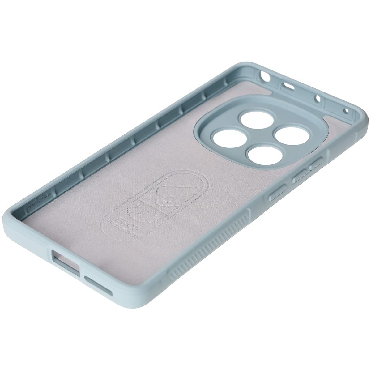 Robuste Handyhülle für Xiaomi Redmi Note 14 Pro 4G, Bizon Case Tur, Hellblau