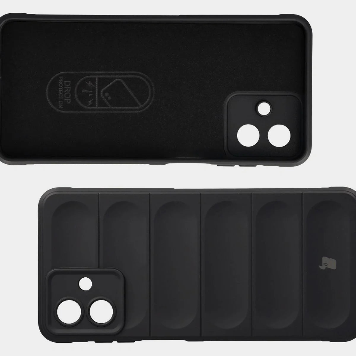 Robuste Handyhülle für Galaxy A07 4G, Bizon Case Tur, Schwarz
