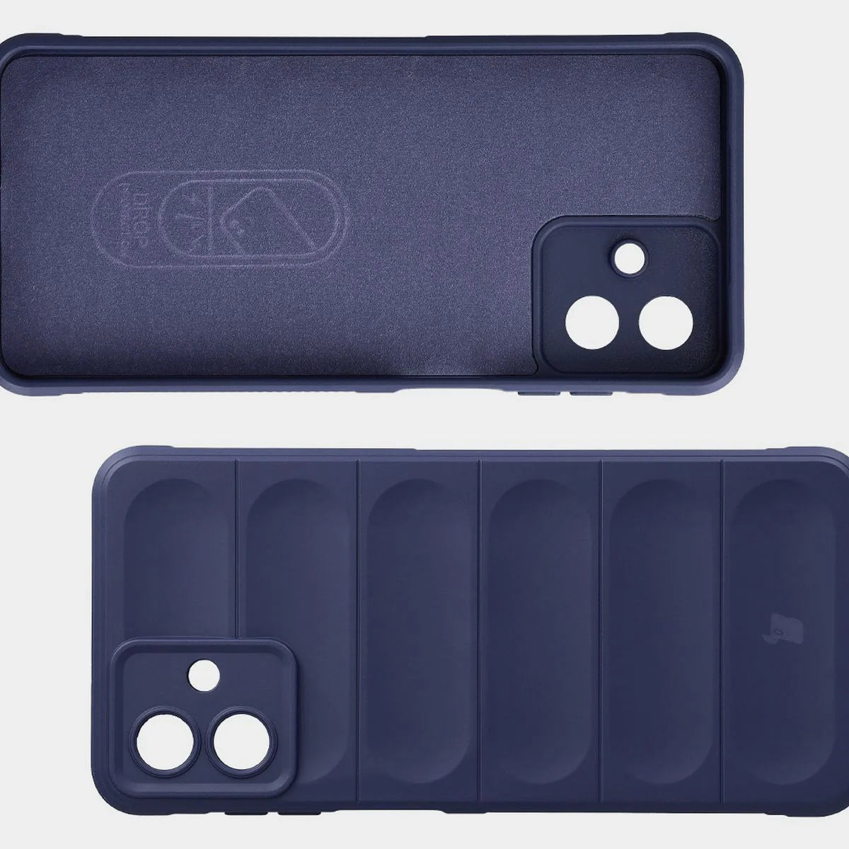 Robuste Handyhülle für Galaxy A07 4G, Bizon Case Tur, Dunkelblau