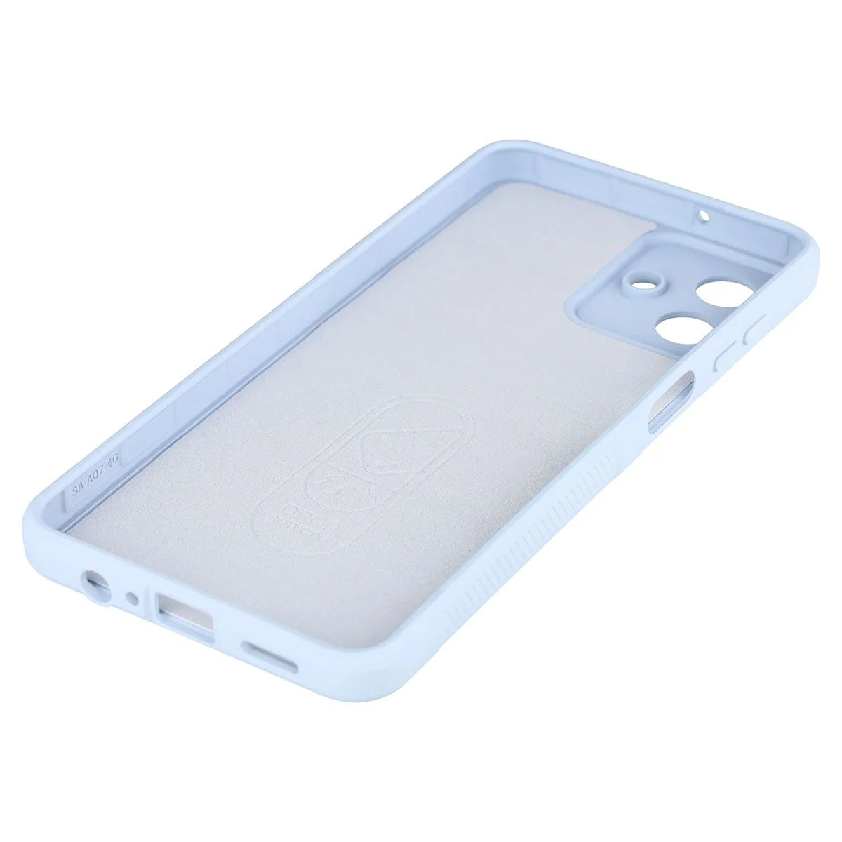 Robuste Handyhülle für Galaxy A07 4G, Bizon Case Tur, Hellblau