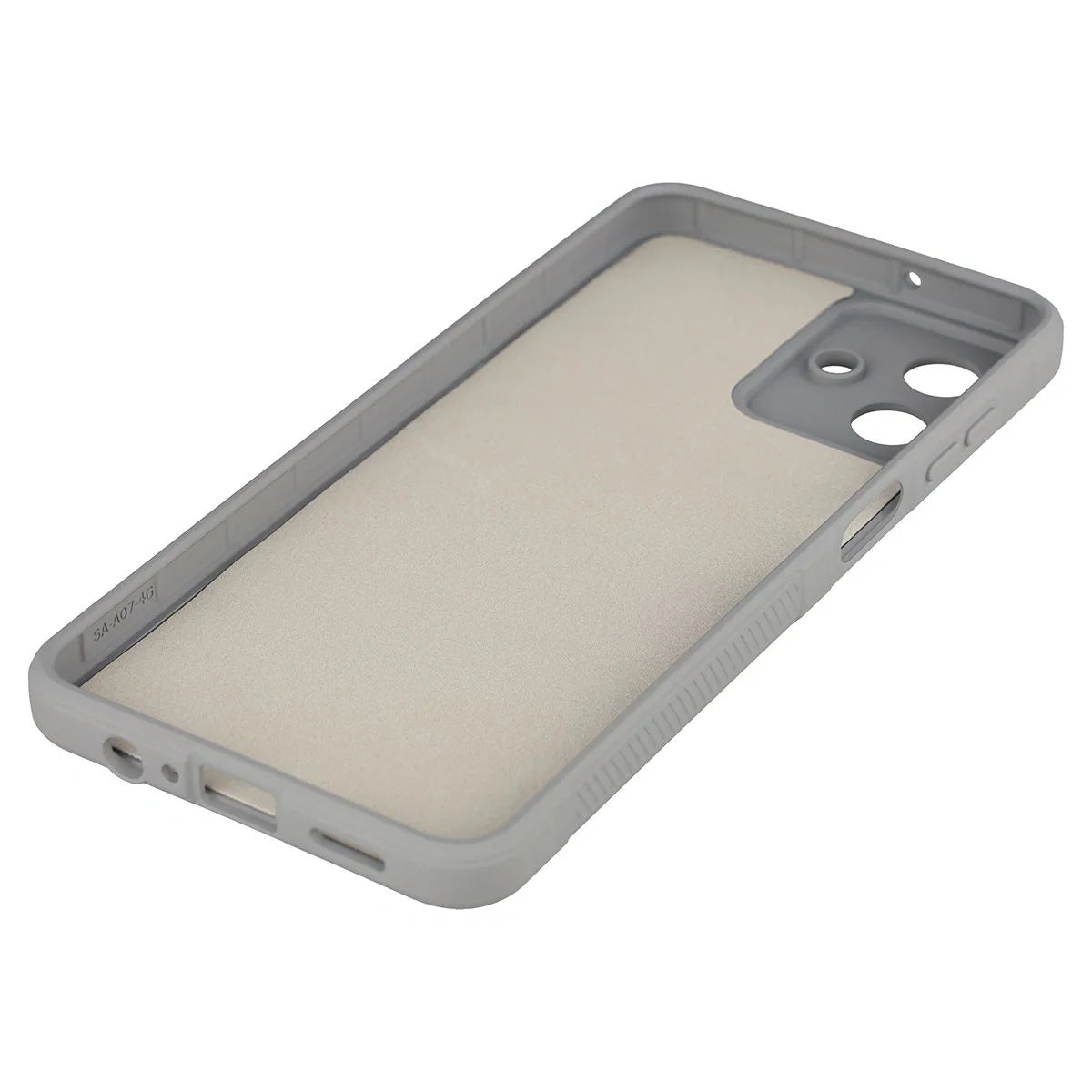 Robuste Handyhülle für Galaxy A07 4G, Bizon Case Tur, Hellgrau