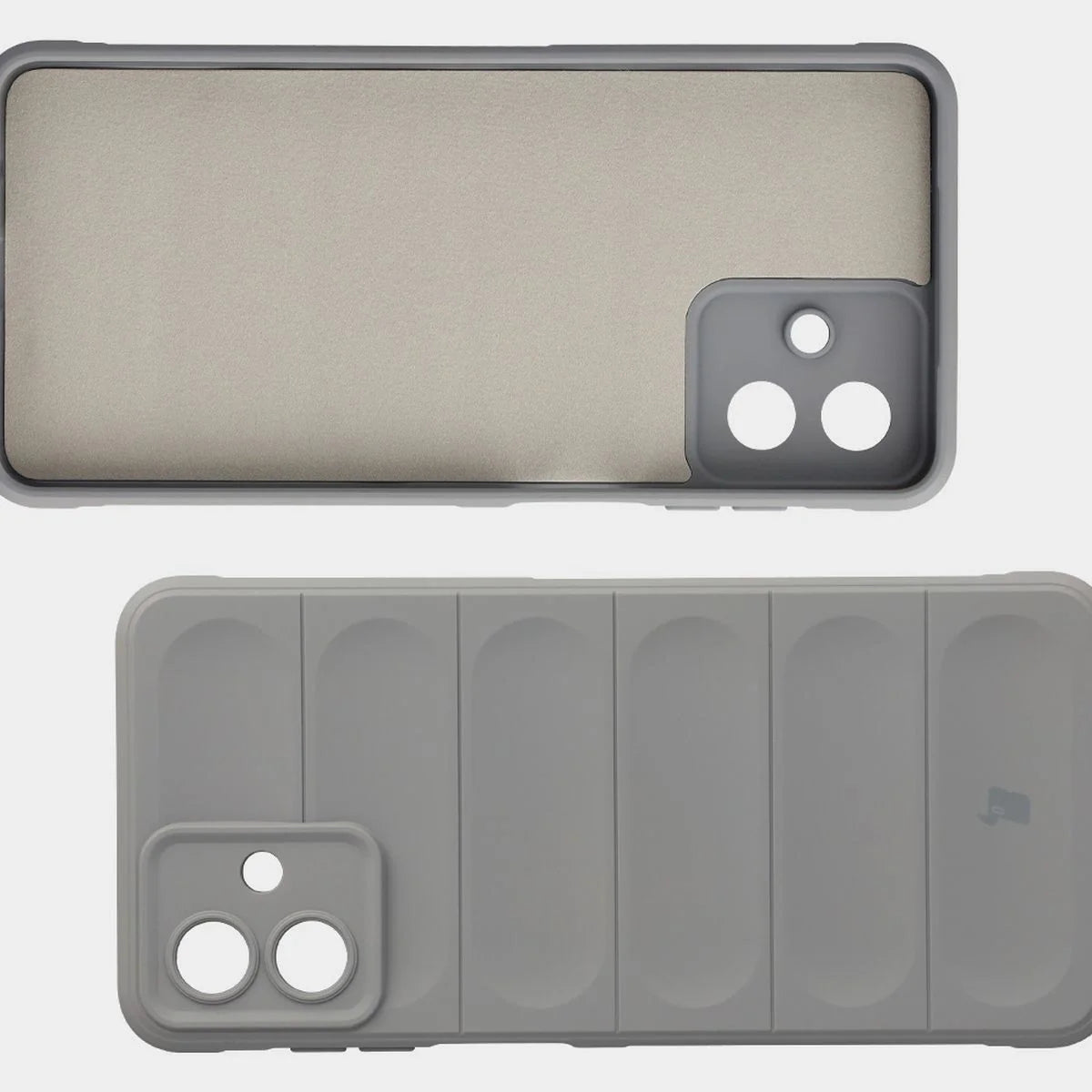 Robuste Handyhülle für Galaxy A07 4G, Bizon Case Tur, Hellgrau