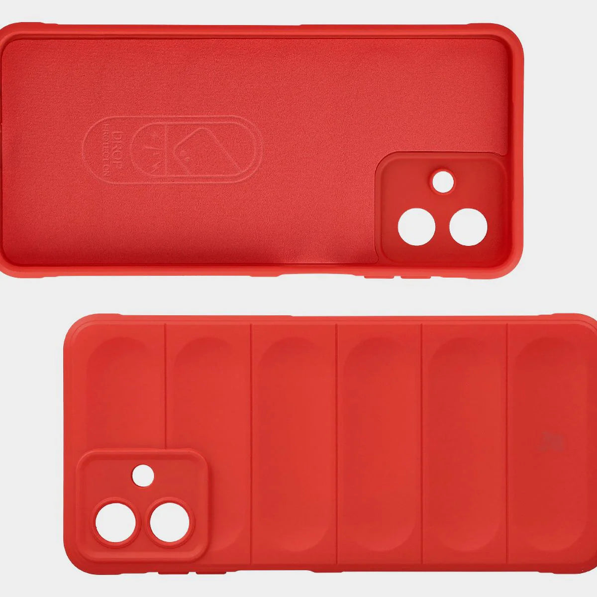 Robuste Handyhülle für Galaxy A07 4G, Bizon Case Tur, Rot