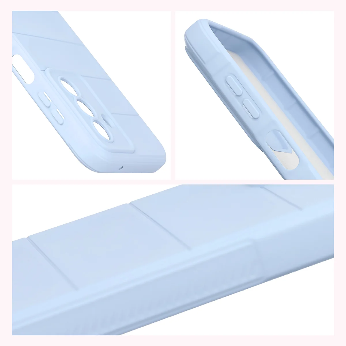 Robuste Handyhülle für Galaxy A27 5G, Bizon Case Tur, Hellblau
