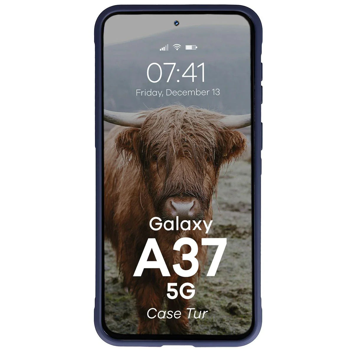 Robuste Handyhülle für Galaxy A37 5G, Bizon Case Tur, Dunkelblau