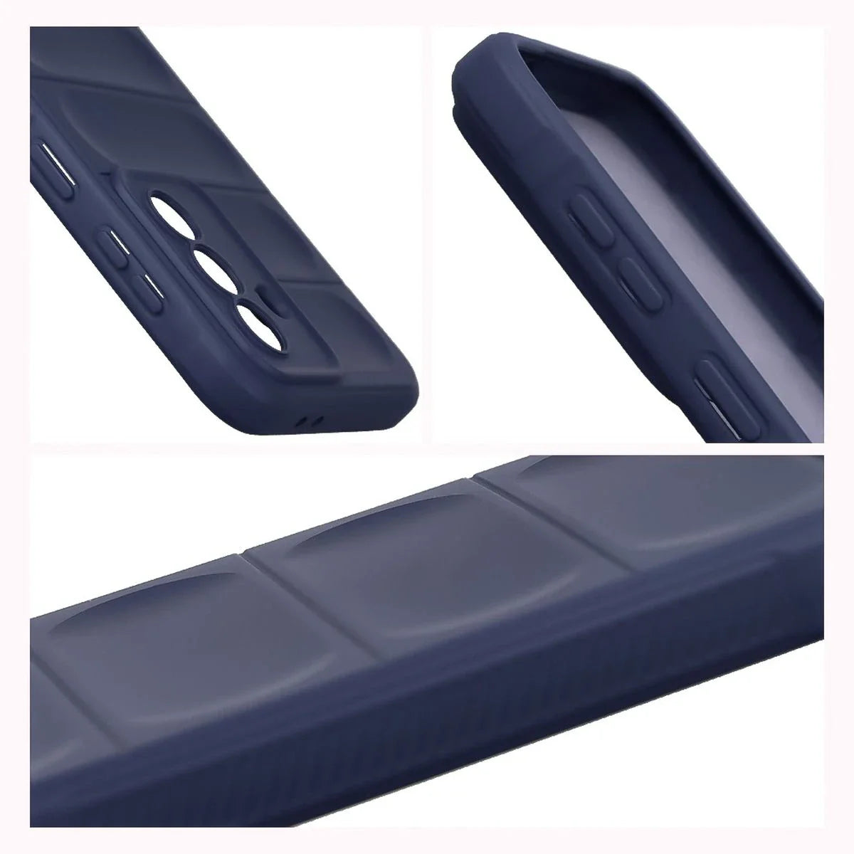 Robuste Handyhülle für Galaxy A37 5G, Bizon Case Tur, Dunkelblau