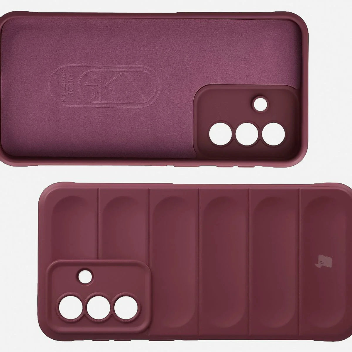 Robuste Handyhülle für Galaxy A37 5G, Bizon Case Tur, Burgunderrot