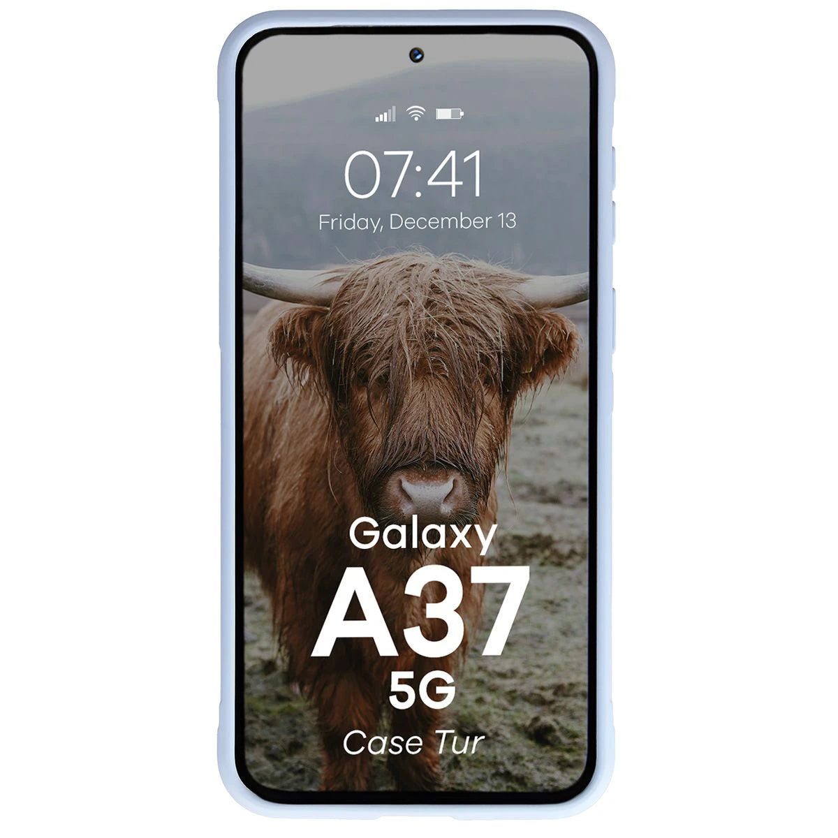 Robuste Handyhülle für Galaxy A37 5G, Bizon Case Tur, Hellblau