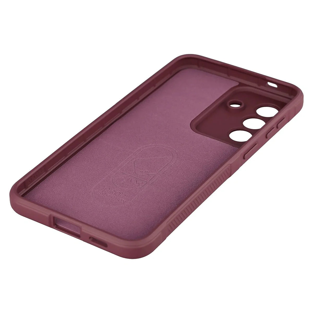 Robuste Handyhülle für Galaxy A57 5G, Bizon Case Tur, Burgunderrot