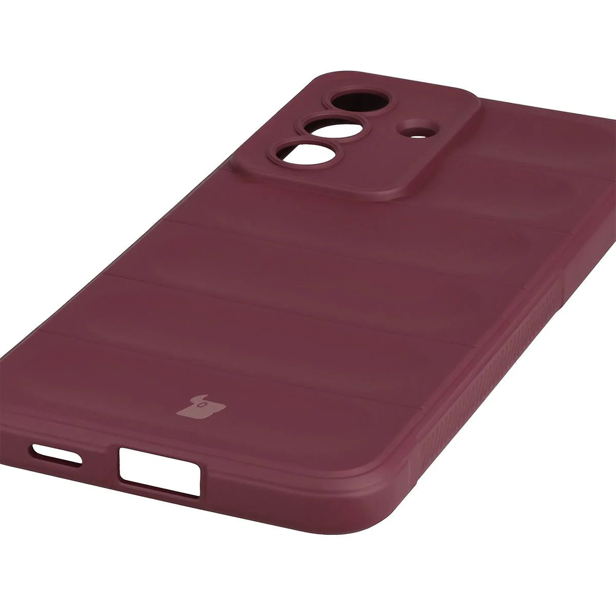 Robuste Handyhülle für Galaxy A57 5G, Bizon Case Tur, Burgunderrot