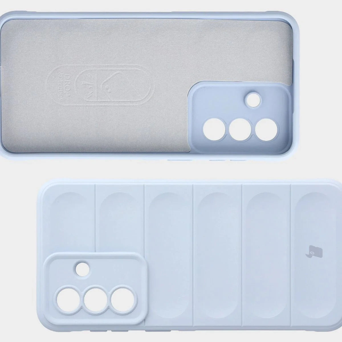 Robuste Handyhülle für Galaxy A57 5G, Bizon Case Tur, Hellblau
