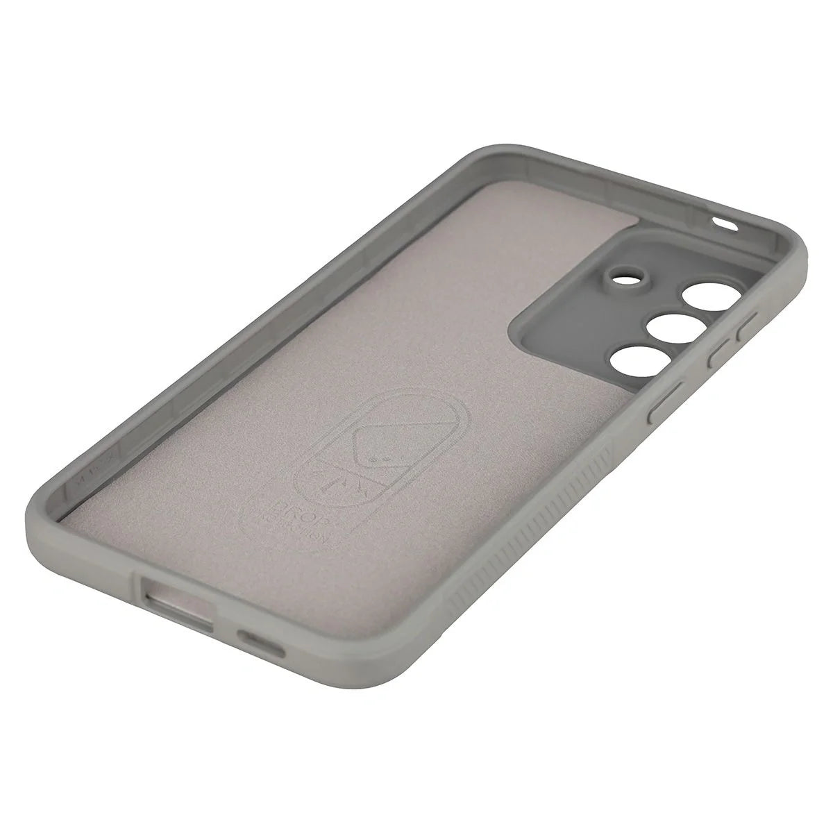 Robuste Handyhülle für Galaxy A57 5G, Bizon Case Tur, Hellgrau
