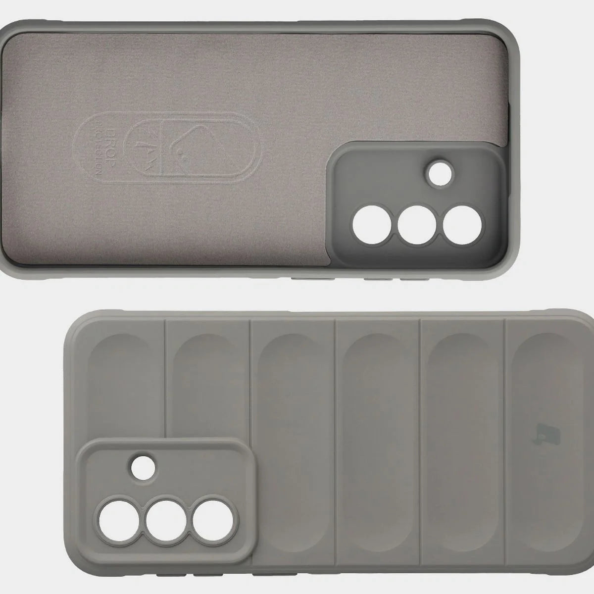 Robuste Handyhülle für Galaxy A57 5G, Bizon Case Tur, Hellgrau