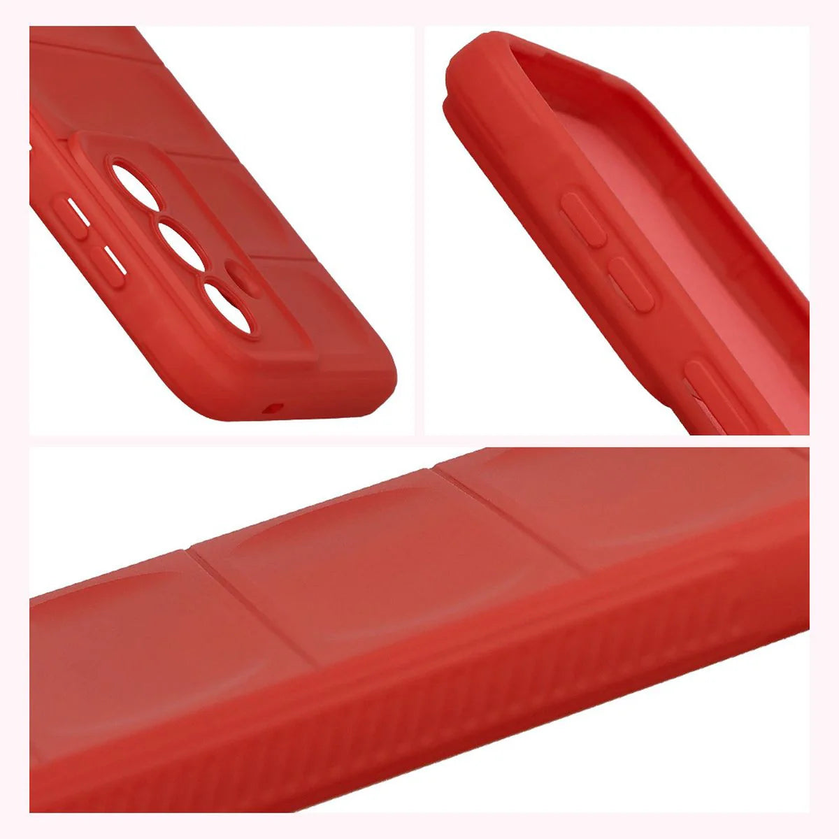 Robuste Handyhülle für Galaxy A57 5G, Bizon Case Tur, Rot