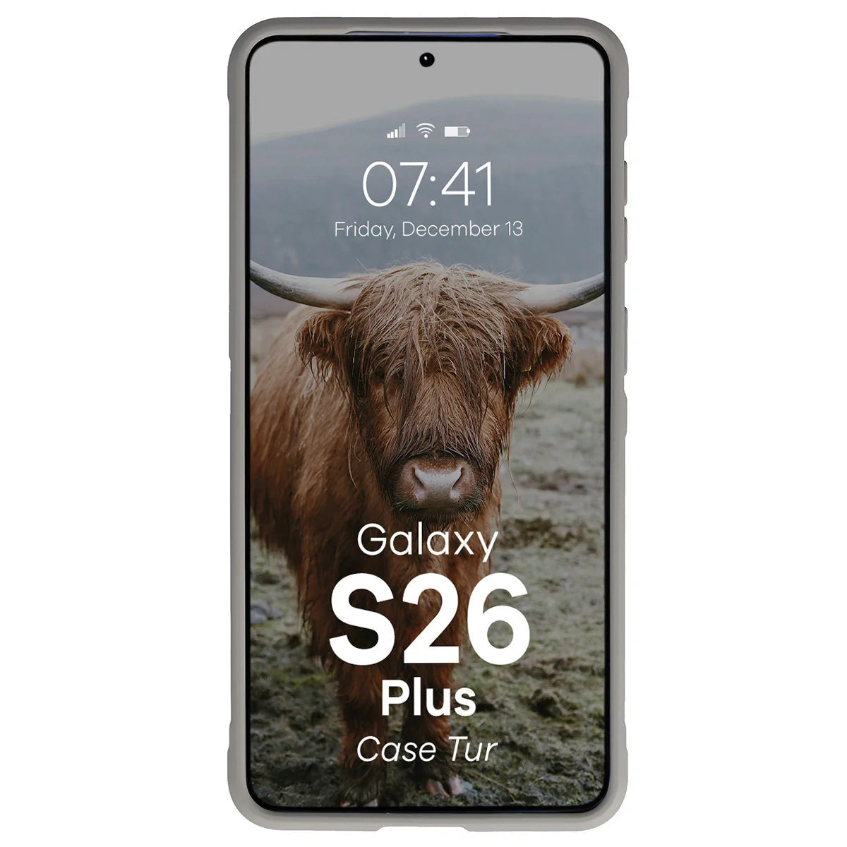 Robuste Handyhülle für Galaxy S26 Plus, Bizon Case Tur, Hellblau