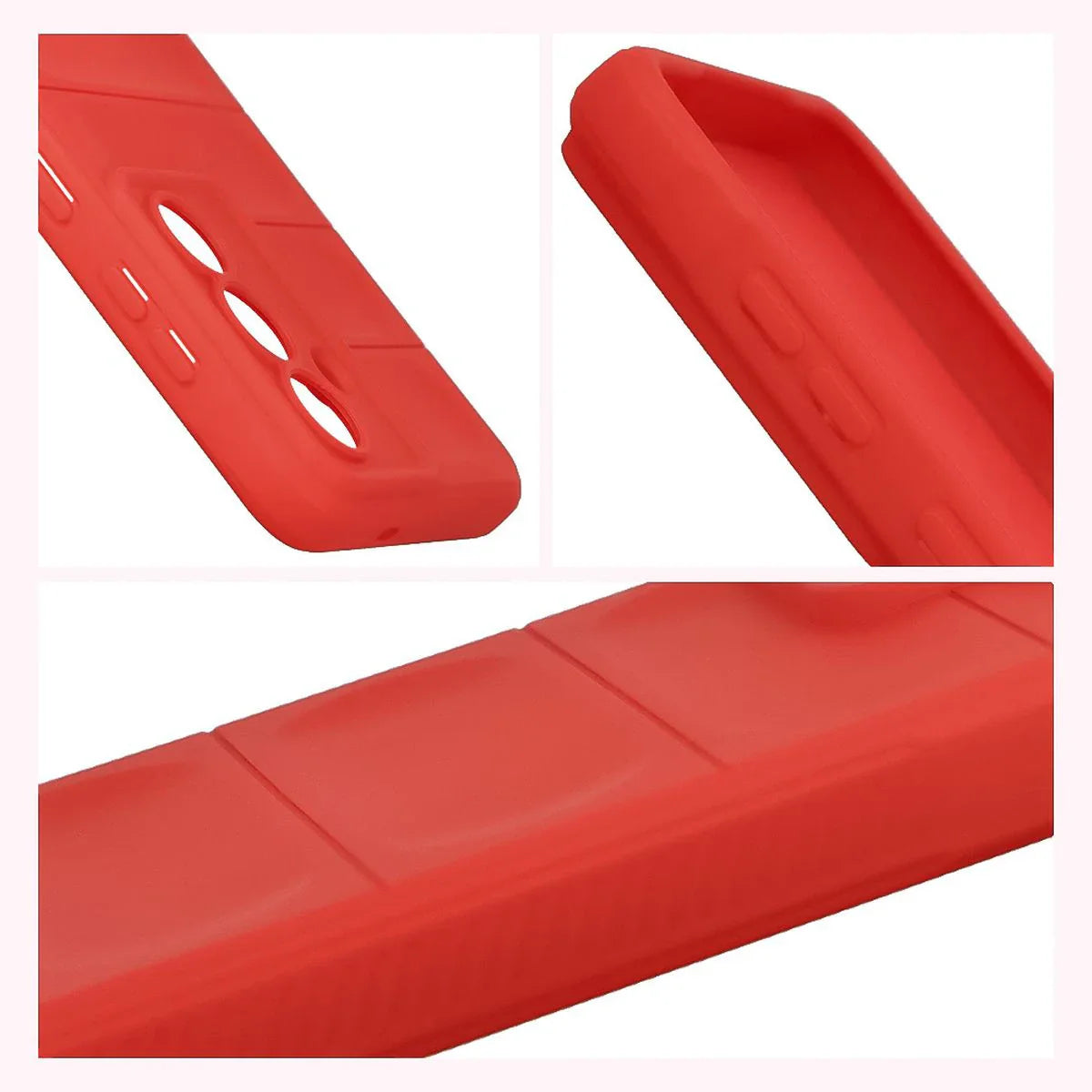 Robuste Handyhülle für Galaxy S26, Bizon Case Tur, Rot