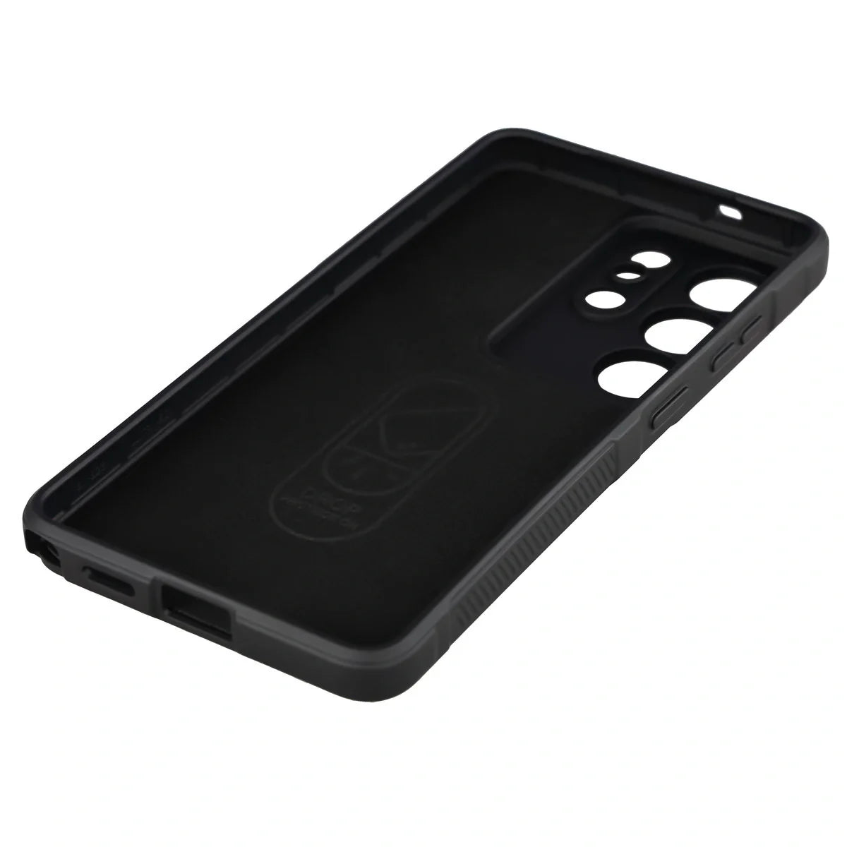Robuste Handyhülle für Galaxy S26 Ultra, Bizon Case Tur, Schwarz