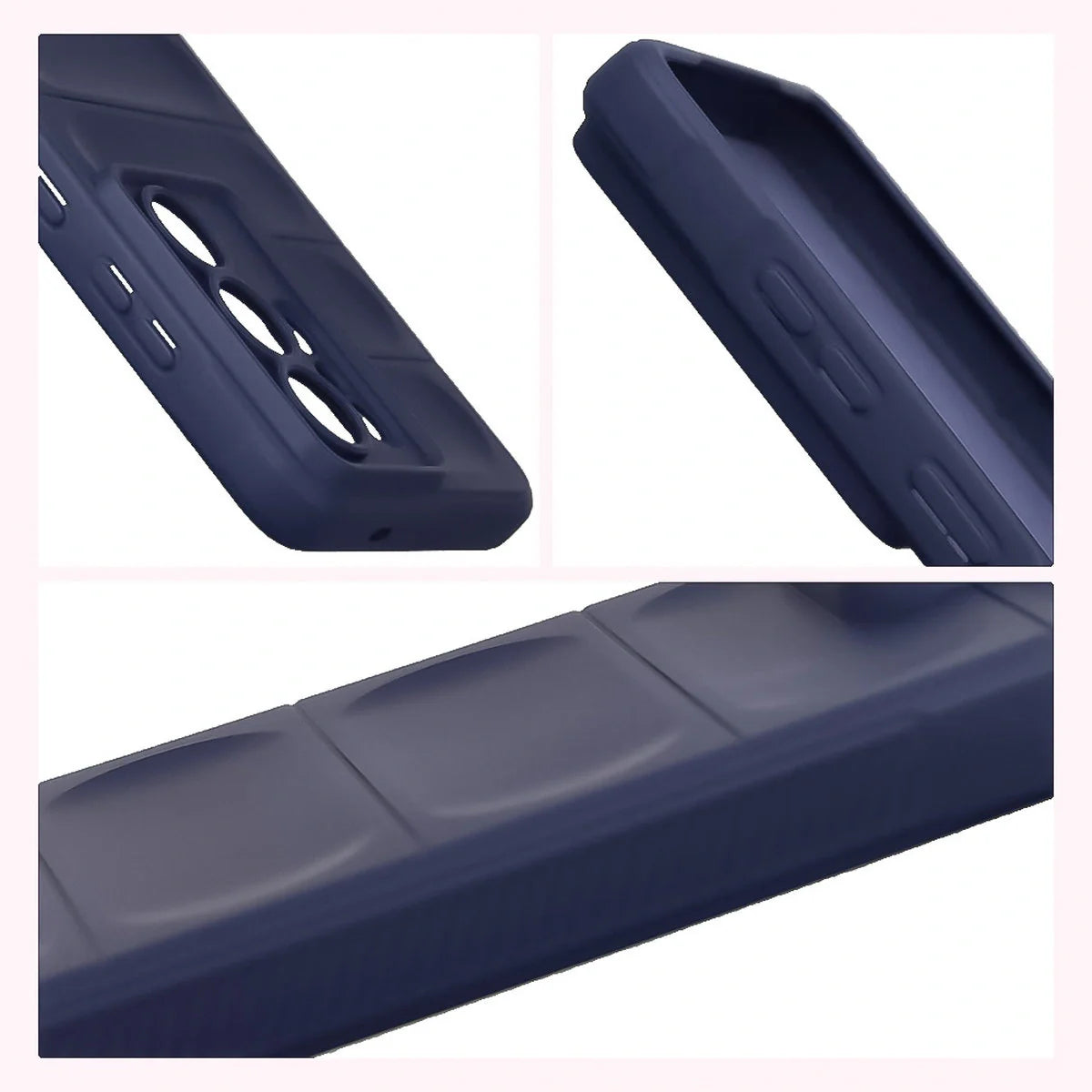 Robuste Handyhülle für Galaxy S26 Ultra, Bizon Case Tur, Dunkelblau