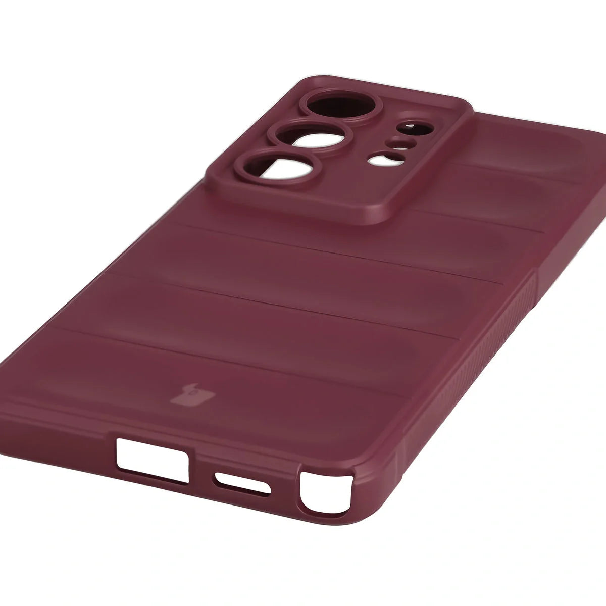 Robuste Handyhülle für Galaxy S26 Ultra, Bizon Case Tur, Burgunderrot